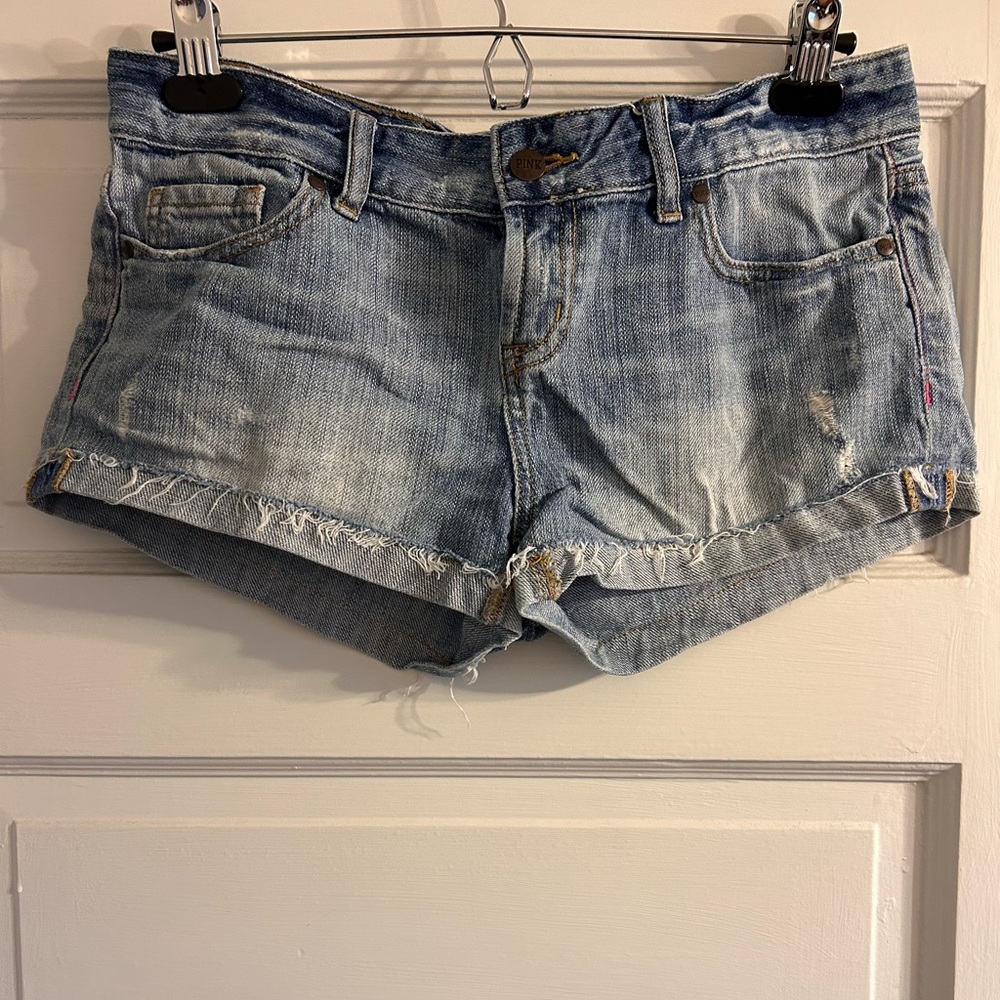 Denim shorts